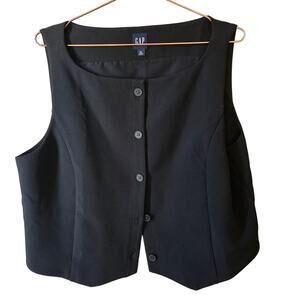 Gap BiStretch Boatneck Crop Vest Size XL